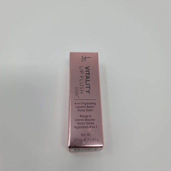 IT Cosmetics Vitality Lip Flush Stain Je Ne Sais Quoi 4-in-1 Hydrating Balm - Picture 3 of 5